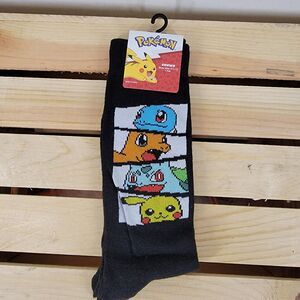 Pokemon Crew Socks Characters - Shoe Size 6.5 - 12 NWT